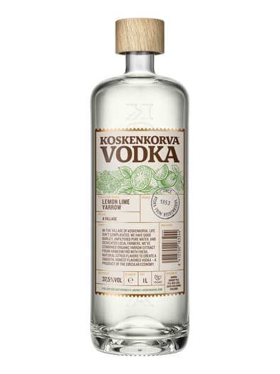 Koskenkorva Lemon Lime Yarrow Wodka 37.5% 1л