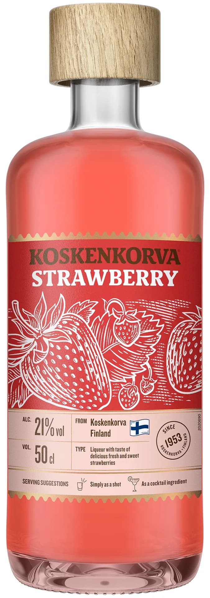 Koskenkorva Strawberry 21% 0.5 л